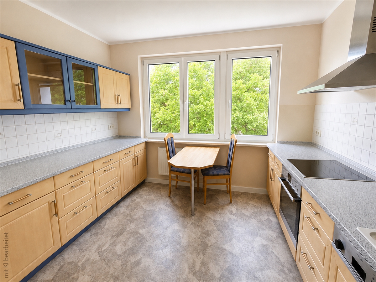Schöne 3-Raumwohnung in toller Lage mit Wohnküche und großem Bad - Foto 2