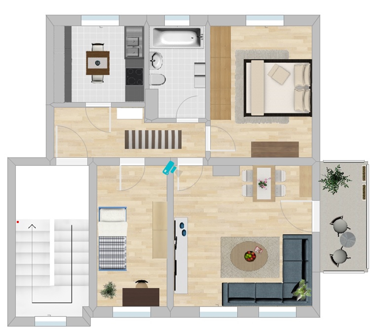 Tolle 3-Raumwohnung sucht neue Mieter - Foto 5